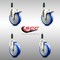 Service Caster 5 Inch 316SS Blue Poly Swivel 7/8 Inch Expanding Stem Caster Lock Brake, 2PK SS316TTLEX20S514-PPUB-BLUE-2-S-2-78 - alternate 5